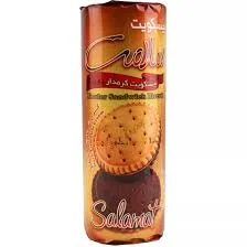 بیسکوت کرم دار دو رنگ تلخ